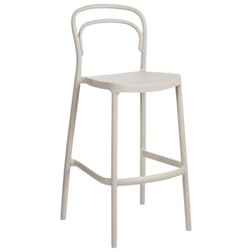 Barstol utomhus Porano - Beige - Möbler - Fåtölj & stolar - Barstol & barpall