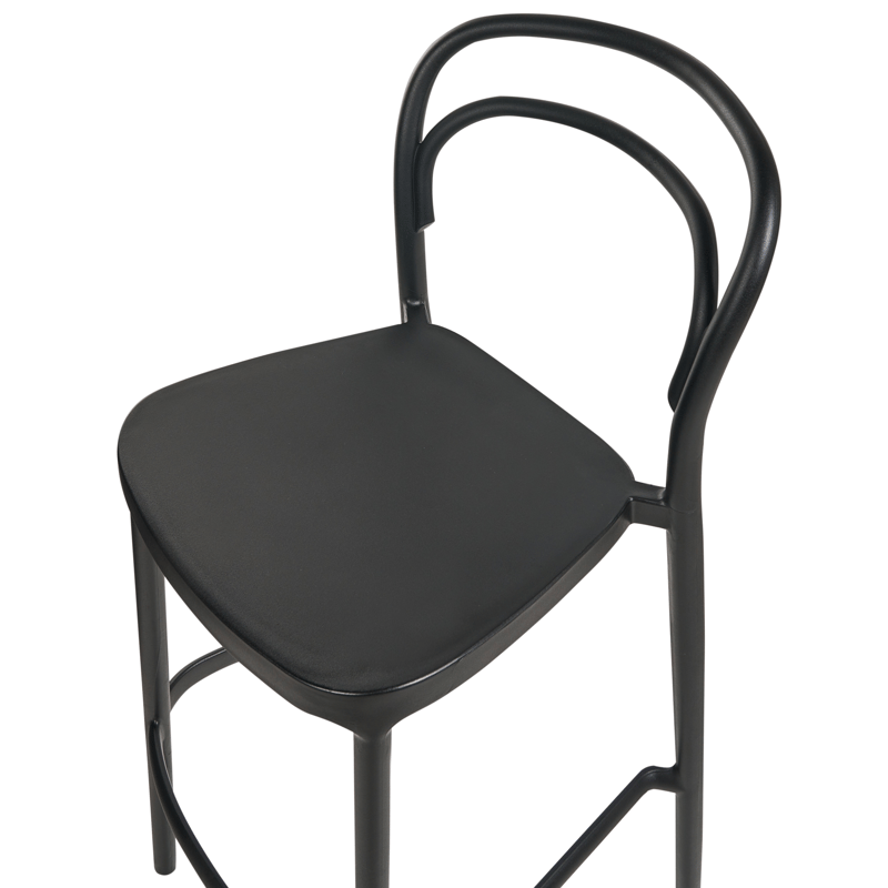 Barstol utomhus Porano - Svart - Möbler - Fåtölj & stolar - Barstol & barpall