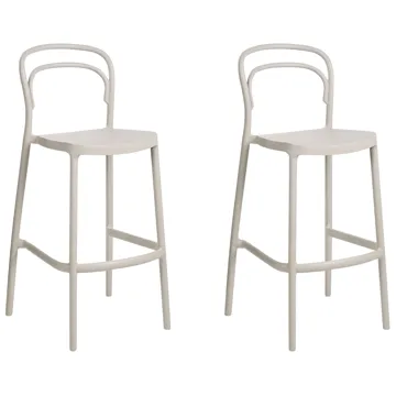 Barstol utomhus Porano - Beige - Möbler - Fåtölj & stolar - Barstol & barpall