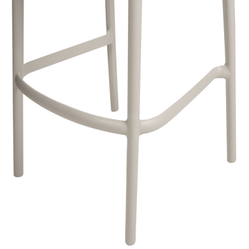 Barstol utomhus Porano - Beige - Möbler - Fåtölj & stolar - Barstol & barpall