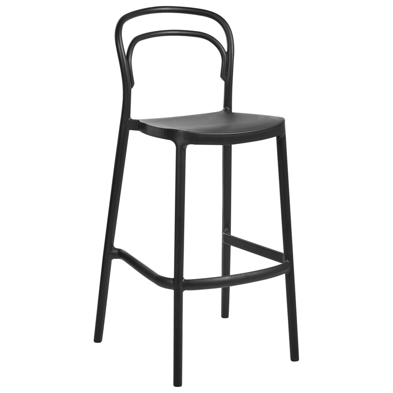 Barstol utomhus Porano - Svart - Möbler - Fåtölj & stolar - Barstol & barpall