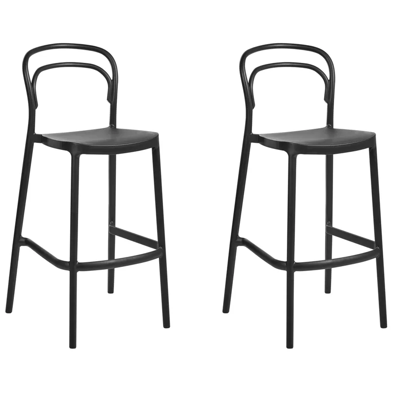 Barstol utomhus Porano, Svart