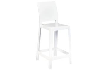 Barstol Wellington set om 2 Vit - Vit - Möbler - Fåtölj & stolar - Barstol & barpall