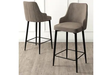 Barstol Ydra Cappuccino / svart - Cappuccino / svart - Möbler - Fåtölj & stolar - Barstol & barpall