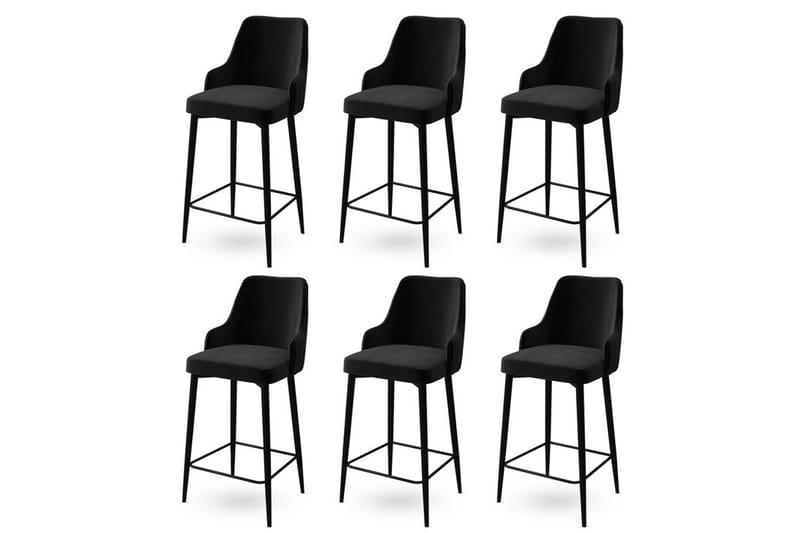 Barstol Ydra Six Svart - Svart - Möbler - Fåtölj & stolar - Barstol & barpall