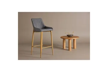 Barstol Plaza - Natur/Mörkgrå - Möbler - Fåtölj & stolar - Barstol & barpall