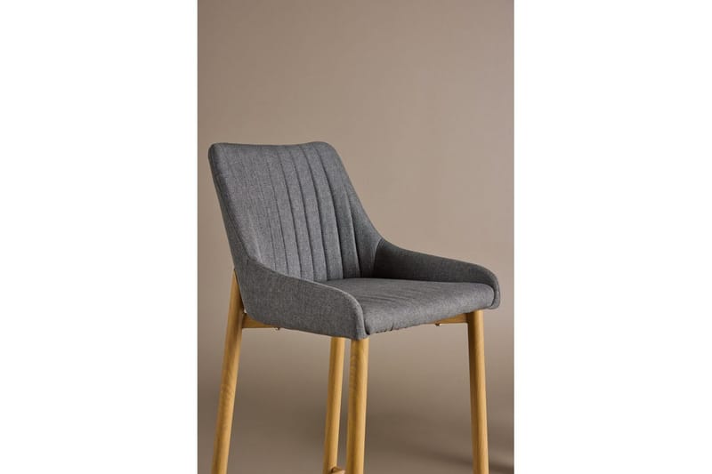 Barstol Plaza - Natur/Mörkgrå - Möbler - Fåtölj & stolar - Barstol & barpall