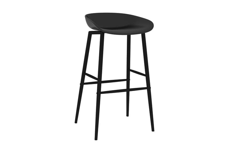 Barstolar 2 st svart - Barstol & barpall