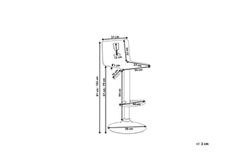 Barstol Busan 38 cm - Transparent - Möbler - Fåtölj & stolar - Barstol & barpall
