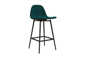 Barstol Calvin Grön/Sammet - Dorel Home - Möbler - Fåtölj & stolar - Barstol & barpall