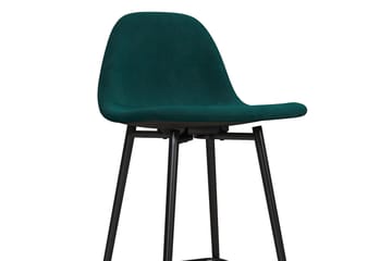 Barstol Calvin Grön/Sammet - Dorel Home - Möbler - Fåtölj & stolar - Barstol & barpall