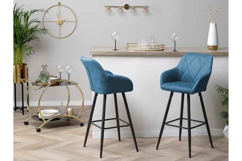 Barstol Darien 41 cm - Blå - Möbler - Fåtölj & stolar - Barstol & barpall