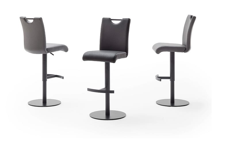 Barstol Lefler - Grå/Svart - Möbler - Fåtölj & stolar - Barstol & barpall
