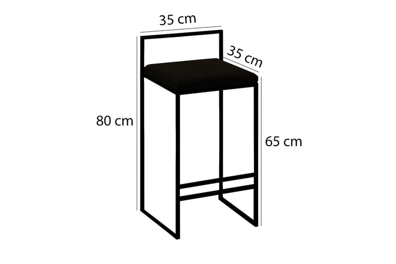 Barstol Lilliput - Mörkgrå - Barstol & barpall