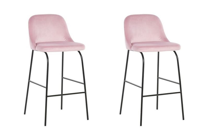 Barstol Sestola 2-pack - Rosa - Möbler - Fåtölj & stolar - Barstol & barpall