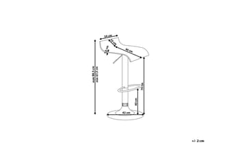 Barstol Valencia 42 cm - Svart - Möbler - Fåtölj & stolar - Barstol & barpall