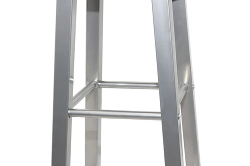 Barstolar 4 st silver och brun MDF - Brun - Barstol & barpall