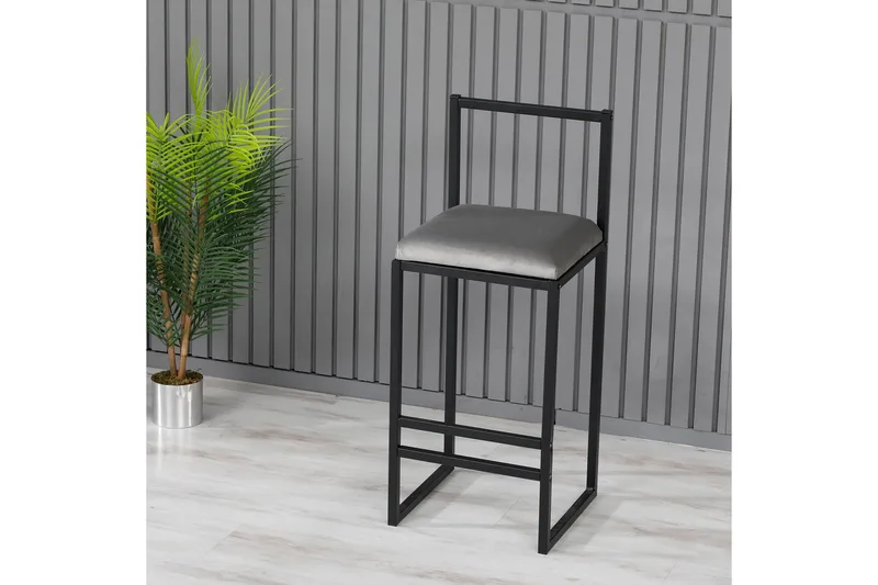 Bitanya Barstol - Grå - Möbler - Fåtölj & stolar - Barstol & barpall