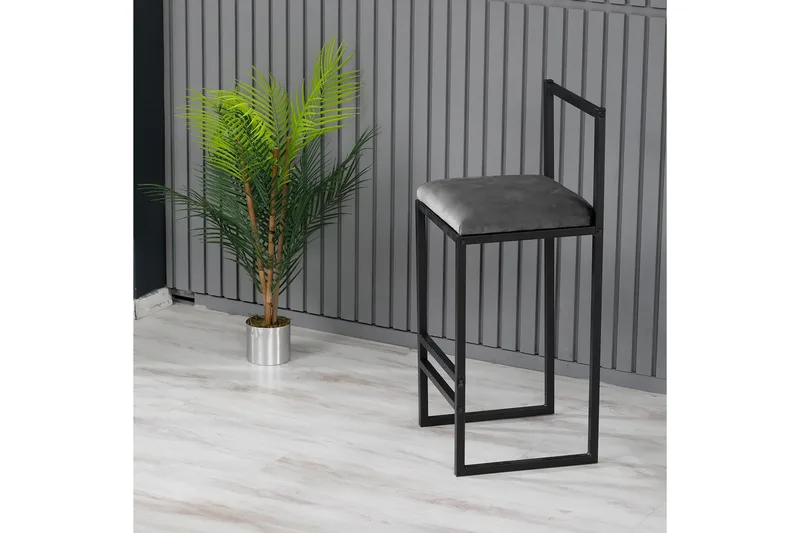 Bitanya Barstol - Mörkgrå - Möbler - Fåtölj & stolar - Barstol & barpall