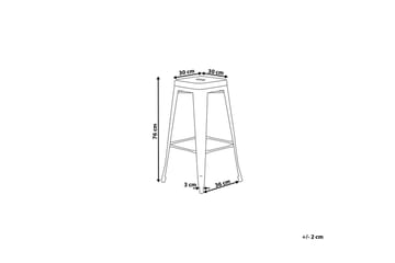 Cabrillo Barstol 36 cm - Svart - Möbler - Fåtölj & stolar - Barstol & barpall