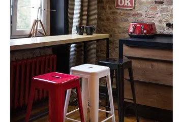 Cabrillo Barstol 42 cm - Vit - Möbler - Fåtölj & stolar - Barstol & barpall