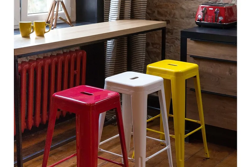 Cabrillo Barstol 44 cm - Gul - Möbler - Fåtölj & stolar - Barstol & barpall