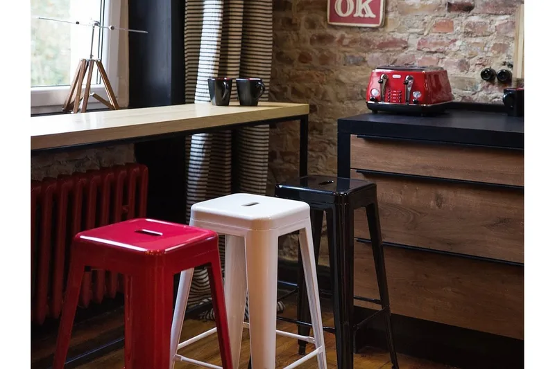 Cabrillo Barstol 44 cm - Vit - Möbler - Fåtölj & stolar - Barstol & barpall