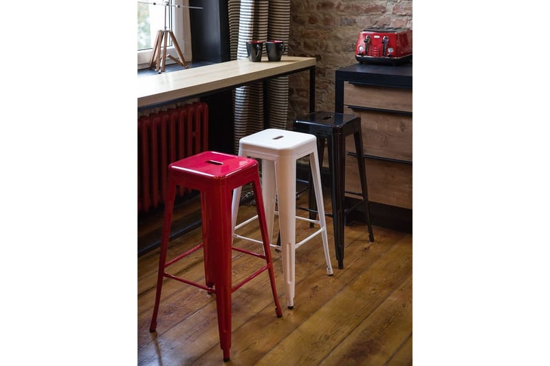 Cabrillo Barstol 44 cm - Vit - Möbler - Fåtölj & stolar - Barstol & barpall