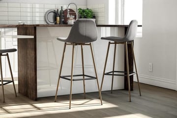 Copley Barstol Mörklinnegrå - Dorel Home - Möbler - Fåtölj & stolar - Barstol & barpall