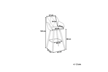 Darien Barstol 41 cm - Blå - Möbler - Fåtölj & stolar - Barstol & barpall