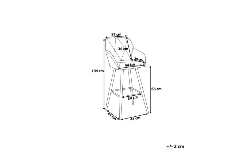 Darien Barstol 41 cm - Blå - Möbler - Fåtölj & stolar - Barstol & barpall