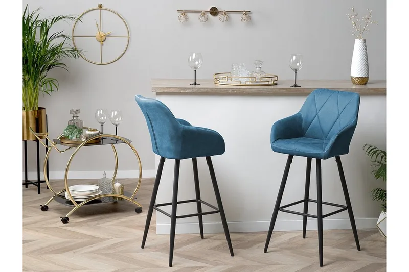 Darien Barstol 41 cm - Blå - Möbler - Fåtölj & stolar - Barstol & barpall