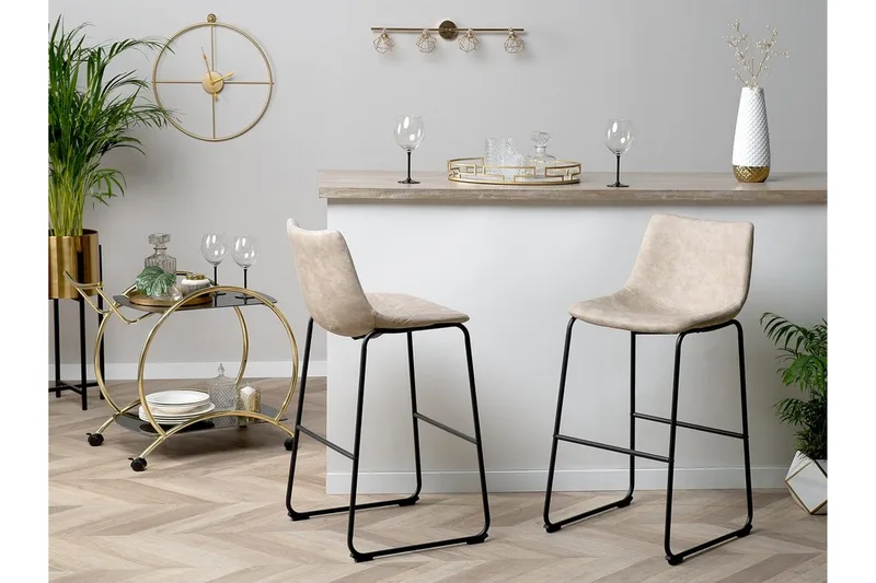 Franks Barstol 46 cm - Beige - Möbler - Fåtölj & stolar - Barstol & barpall