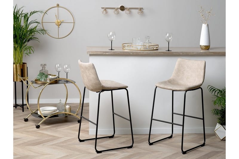 Franks Barstol 46 cm - Beige - Möbler - Fåtölj & stolar - Barstol & barpall