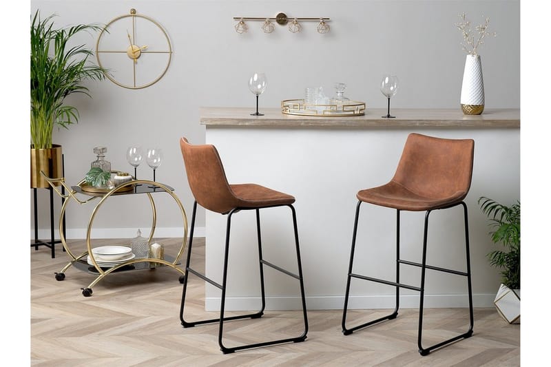 Franks Barstol 46 cm - Brun - Möbler - Fåtölj & stolar - Barstol & barpall