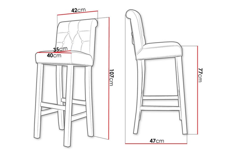 Glenarm Barstol - Möbler - Fåtölj & stolar - Barstol & barpall