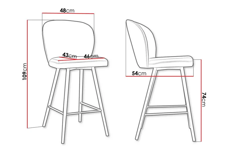 Glenarm Barstol - Möbler - Fåtölj & stolar - Barstol & barpall
