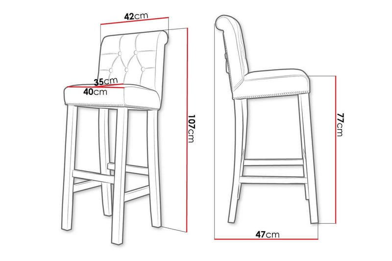 Glenarm Barstol - Möbler - Fåtölj & stolar - Barstol & barpall