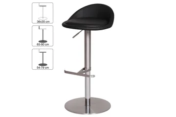 Grubbe Barstol - Svart - Möbler - Fåtölj & stolar - Barstol & barpall