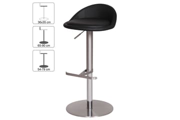 Grubbe Barstol - Svart - Möbler - Fåtölj & stolar - Barstol & barpall