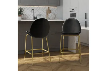 Kaiti Barstol - Svart - Möbler - Fåtölj & stolar - Barstol & barpall