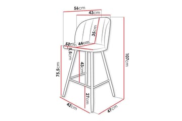 Kintore Barstol - Svart - Möbler - Fåtölj & stolar - Barstol & barpall