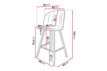 Kintore Barstol - Svart - Möbler - Fåtölj & stolar - Barstol & barpall