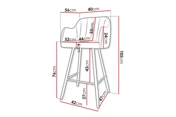 Kintore Barstol - Svart - Möbler - Fåtölj & stolar - Barstol & barpall