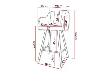 Kintore Barstol - Svart - Möbler - Fåtölj & stolar - Barstol & barpall