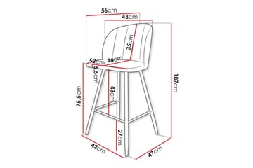 Kintore Barstol - Svart - Möbler - Fåtölj & stolar - Barstol & barpall