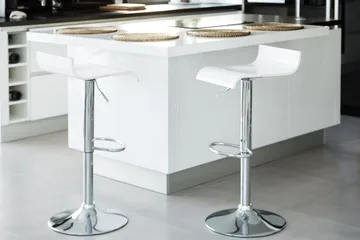 Lucca Barstol 42 cm - Vit - Möbler - Fåtölj & stolar - Barstol & barpall