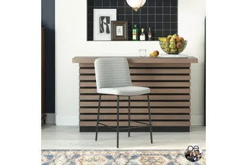 Marika Barstol - Grå - Möbler - Fåtölj & stolar - Barstol & barpall