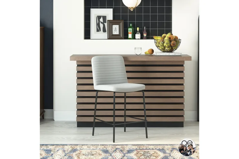 Marika Barstol - Grå - Möbler - Fåtölj & stolar - Barstol & barpall