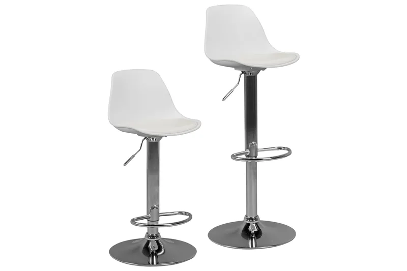 Mateel Barstol - Vit - Möbler - Fåtölj & stolar - Barstol & barpall